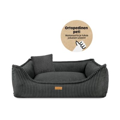 Denzoo Koiranpeti MILANO, Dark Grey, S