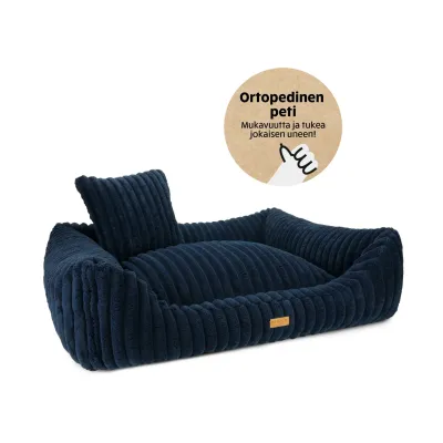 Denzoo Koiranpeti PALERMO, Navy Blue, XL