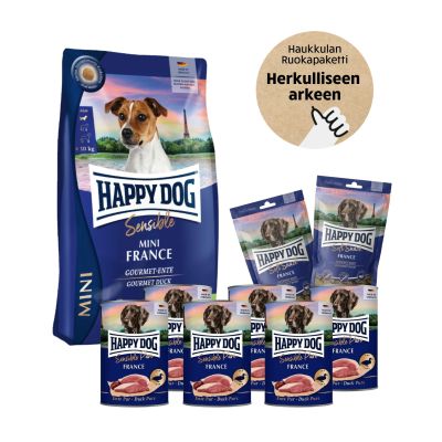 Happy Dog Sensible Mini France - Pikkutassun Arkipaketti