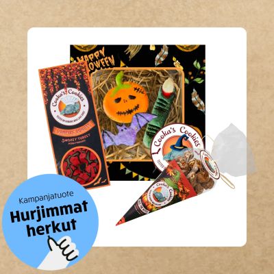 Cooka's Cookies Halloween Herkkupaketti - Kampanjatuote