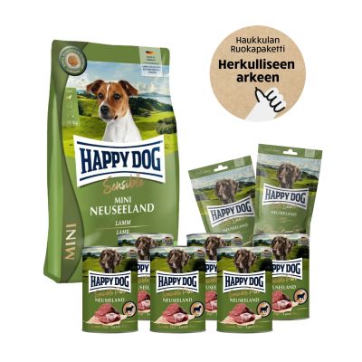 Happy Dog Sensible Mini Neuseeland - Pikkutassun Arkipaketti