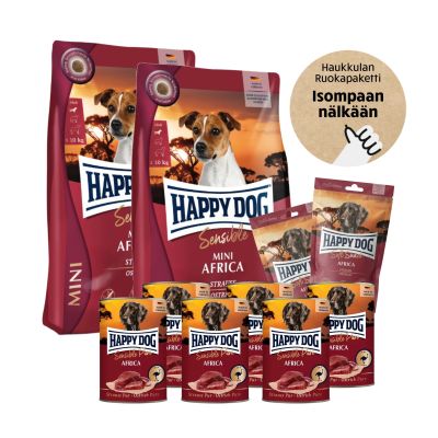 Happy Dog Sensible Mini Africa - Pikkutassun Megapaketti