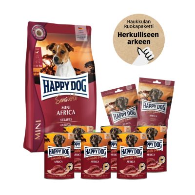 Happy Dog Sensible Mini Africa - Pikkutassun Arkipaketti