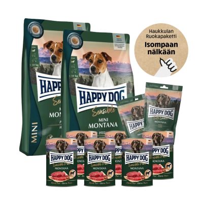 Happy Dog Sensible Mini Montana - Pikkutassun Megapaketti