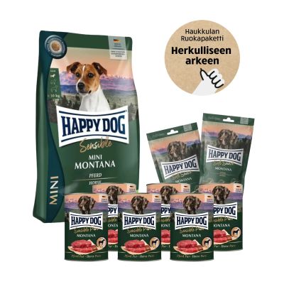 Happy Dog Sensible Mini Montana - Pikkutassun Arkipaketti