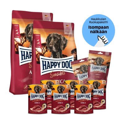 Happy Dog Sensible Africa - Tassuväen Megapaketti