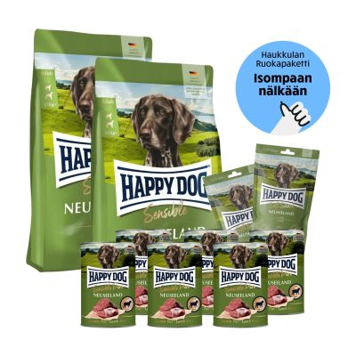 Happy Dog Sensible Neuseeland - Tassuväen Megapaketti
