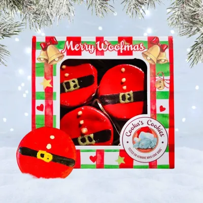 Cooka's Cookies Santa's Belly Macaronit - Christmas Gift Box, kuva 1 / 1