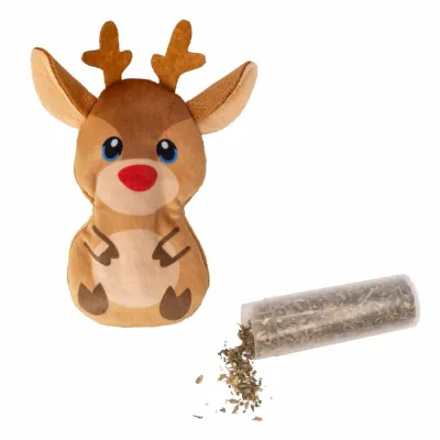 Kong Holiday Cat Refillables Reindeer