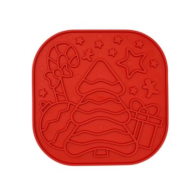 Fiboo Aktivointimatto - Lollipop Xmas, Punainen