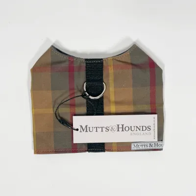 Mutts & Hounds - Pehmeät Paitavaljaat XXS, Tartan Wax