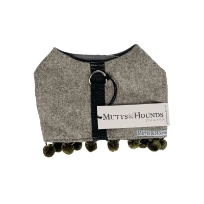 Mutts & Hounds - Pehmeät Paitavaljaat XS, Grey PomPom