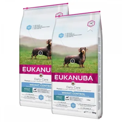 Eukanuba Dog Daily Care Adult Weight Control Small & Medium Breed 12 x 15 kg, kuva 1 / 1