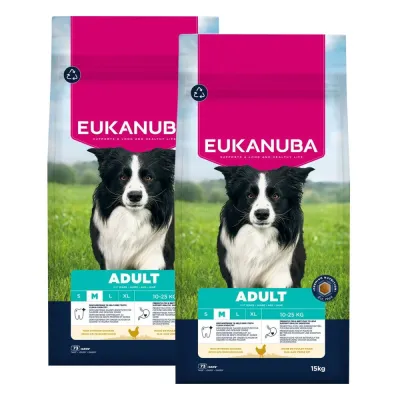 Eukanuba Dog Adult Medium 2 x 15kg, kuva 1 / 1