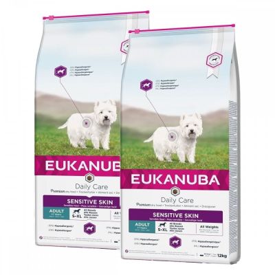 Eukanuba DC Adult Sensitive Skin 2 x 12kg