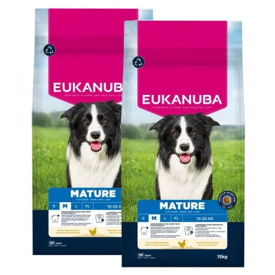 Eukanuba Dog Mature Medium 2 x 15kg, kuva 1 / 1