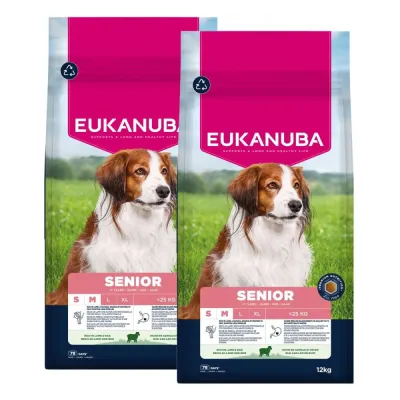 Eukanuba Senior SMB Lamb&Rice 2 x 12kg, kuva 1 / 1