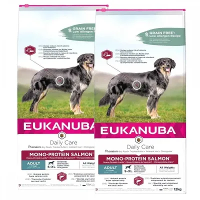 Eukanuba DC Adult Mono Protein Salmon 2 x 12kg, kuva 1 / 1