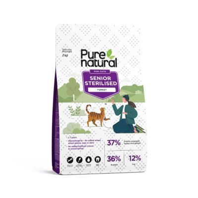 Purenatural Cat Senior Turkey (2 kg)