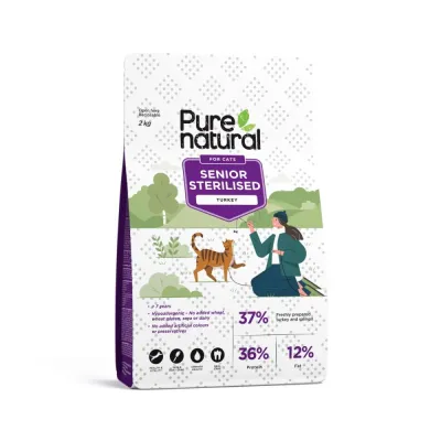 Purenatural Cat Senior Turkey (2 kg), kuva 1 / 1