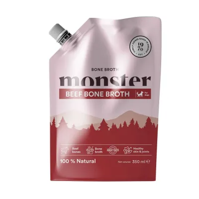 Monster Pet Food Monster Bone Broth Beef (350 ml), kuva 1 / 1