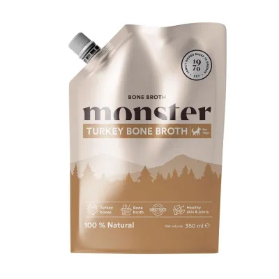 Monster Pet Food Monster Bone Broth Turkey (350 ml), kuva 1 / 1