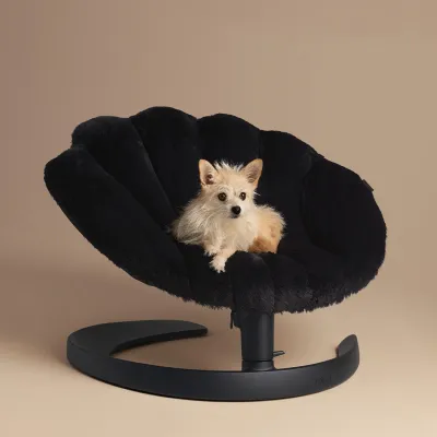 Tavo Pets Shell - lemmikin sänky ja lepotuoli, Onyx
