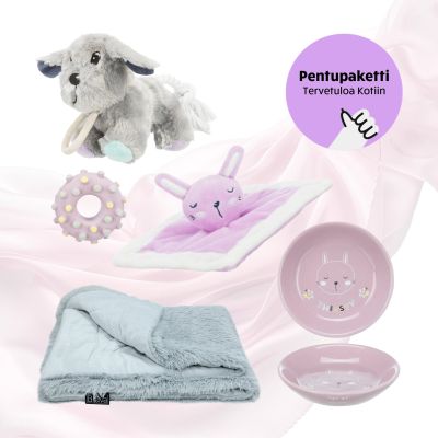Koiratarvike Haukkula Pentupaketti - Tervetuloa Kotiin, pinkki