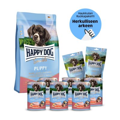 Happy Dog Sensible Puppy - Pentutassun Arkipaketti