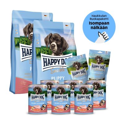 Happy Dog Sensible Puppy - Pentutassun Megapaketti