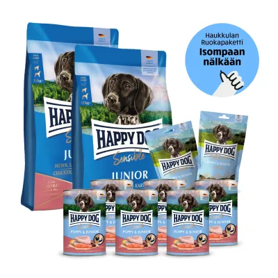 Happy Dog Sensible Junior - Pentutassun Megapaketti, kuva 1 / 1