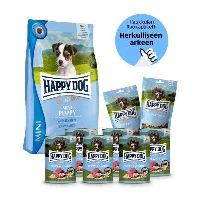 Happy Dog Sensible MINI Puppy - Pentutassun Arkipaketti, kuva 1 / 1
