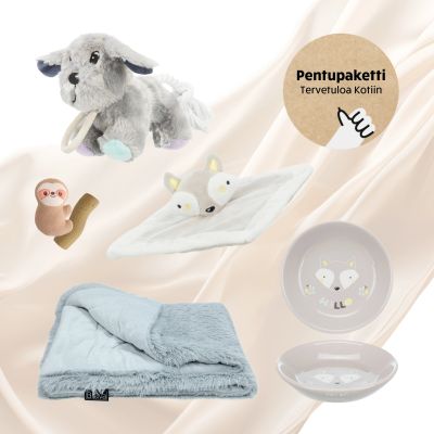 Koiratarvike Haukkula Pentupaketti - Tervetuloa Kotiin, harmaa