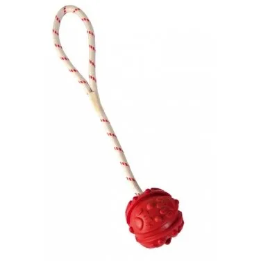 Heittolelu Trixie Natural Ball On Rope (4,5 cm)
