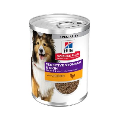 Hill's Science Plan Dog Sensitive Stomach & Skin Chicken & Vegetables 370g