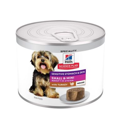Hill's Science Plan Dog Sensitive Stomach & Skin Mousse Small & Mini Turkey 200g