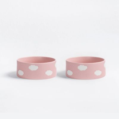 Egg Back Home Cloud Bowl - koiran ruokakuppi, Pink