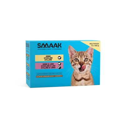 SMAAK Multipack kissanpennulle 12 x 100 g