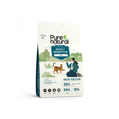 Purenatural Cat Adult Sensitive Pork (2 kg)