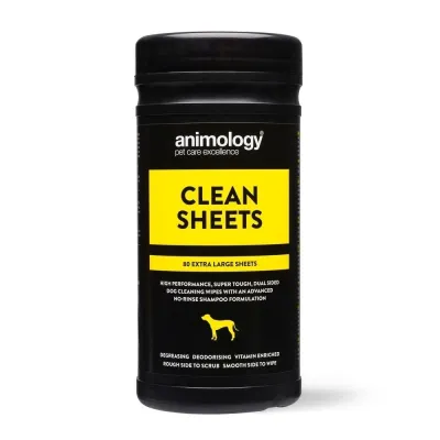 Animology Clean Sheets -puhdistuspyyhkeet 80 kpl 20 x 27 cm, kuva 1 / 1