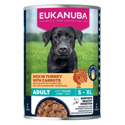 Eukanuba Dog Wet Adult Kalkkuna & Porkkana 400 g, kuva 1 / 1