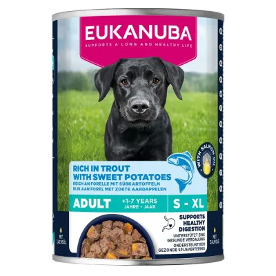 Eukanuba Dog Wet Adult Taimen & Bataatti 400 g, kuva 1 / 1