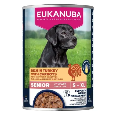 Eukanuba Dog Wet Senior Kalkkuna & Porkkana 400 g, kuva 1 / 1