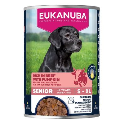 Eukanuba Dog Wet Senior Nauta & Kurpitsa 400 g