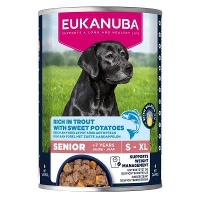 Eukanuba Dog Wet Senior Taimen & Bataatti 400 g