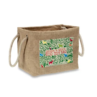 Green & Wilds Jute Toy Bag, kuva 1 / 1