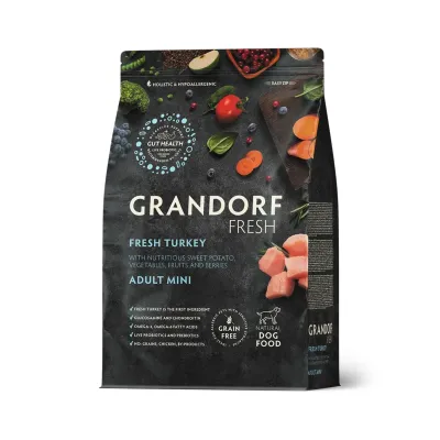 GRANDORF FRESH Adult Mini, Kalkkuna, 1 kg, kuva 1 / 1