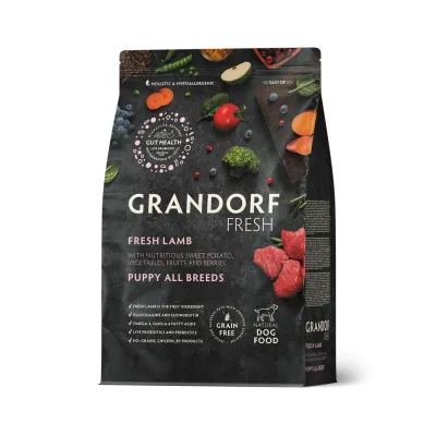 GRANDORF FRESH Puppy, Lammas, 1 kg, kuva 1 / 1