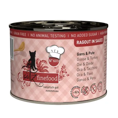 Catz finefood Ragout N°603 hanhi & kalkkuna 190 g, kuva 1 / 1