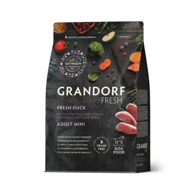 GRANDORF FRESH Adult Mini, Ankka, 1 kg, kuva 1 / 1